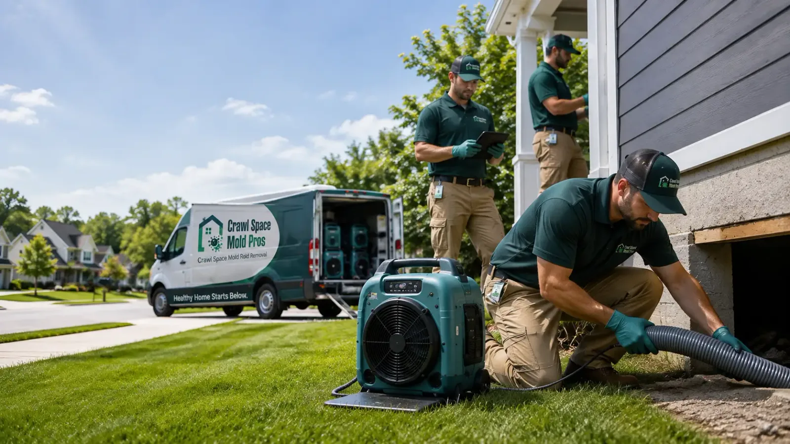 Crawl Space Mold Removal in Hyde Park, UT